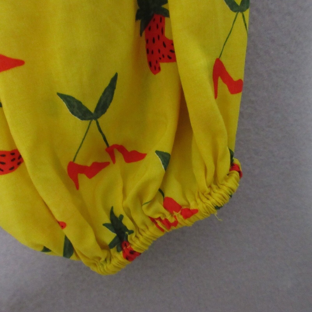 Anthropologie Kendra Dandy Top Women Plus 14 Yellow Red Western Rodeo Dreamer - Picture 12 of 13